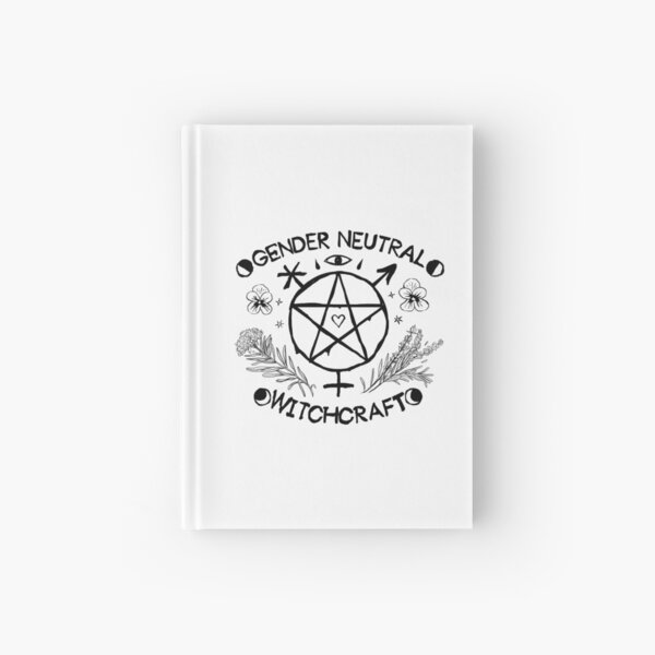 Gender Neutral Witchcraft (black) Hardcover Journal