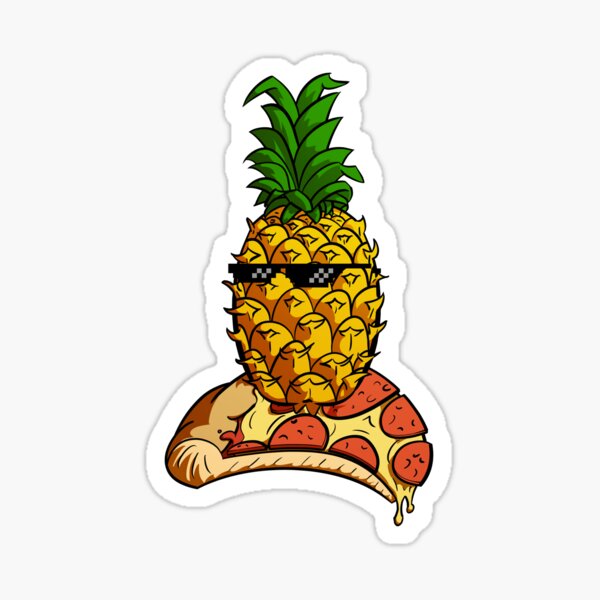 Pineapple Pizza Sticker