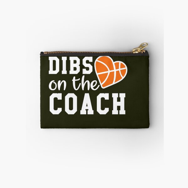 Item preview, Dibs On The Coach Basketball Heart designed and sold by TDesignFactory.