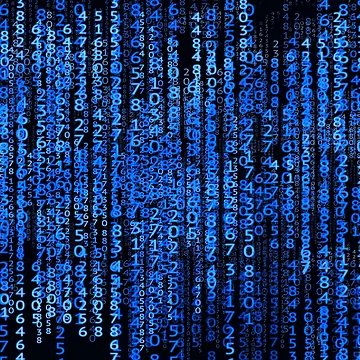 Artwork thumbnail, Blue Computer Code by TotallyRetroArt