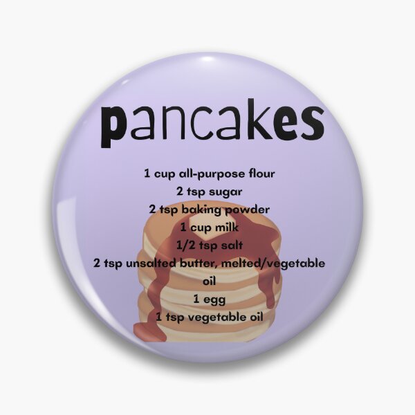 Item preview, PANCAKES SIMPLE RECIPE designed and sold by chrysaioann.