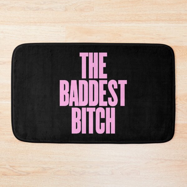 Item preview, THE BADDEST BITCH, Feminist T-Shirt, Feminist Hoodie, Feminist Typography, Feminist Pins, Sticker, Clifton Top, Feminist Poster & Art Board Prints designed and sold by ShaykhUmer.