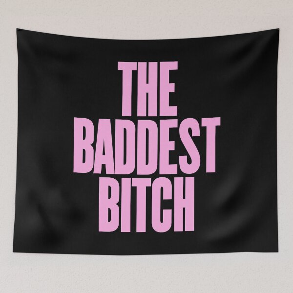 Item preview, THE BADDEST BITCH, Feminist T-Shirt, Feminist Hoodie, Feminist Typography, Feminist Pins, Sticker, Clifton Top, Feminist Poster & Art Board Prints designed and sold by ShaykhUmer.