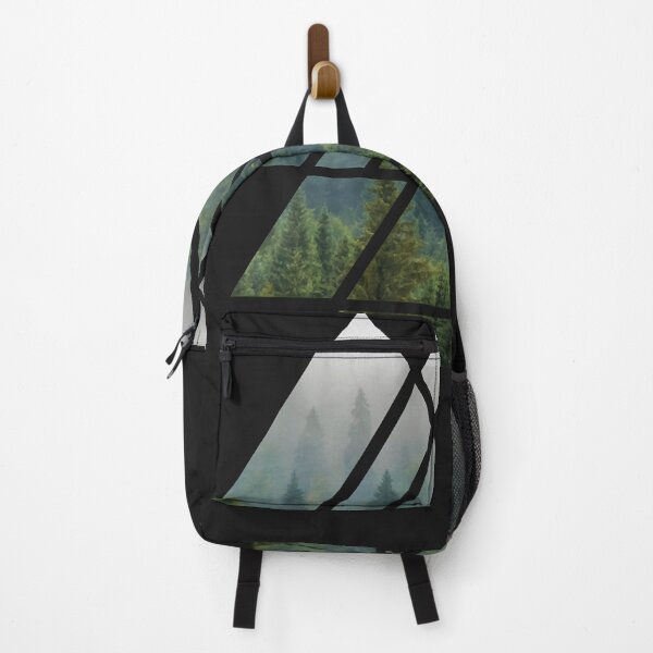 Item preview, Sacred geometry triangles misty forest designed and sold by Mitchell128.