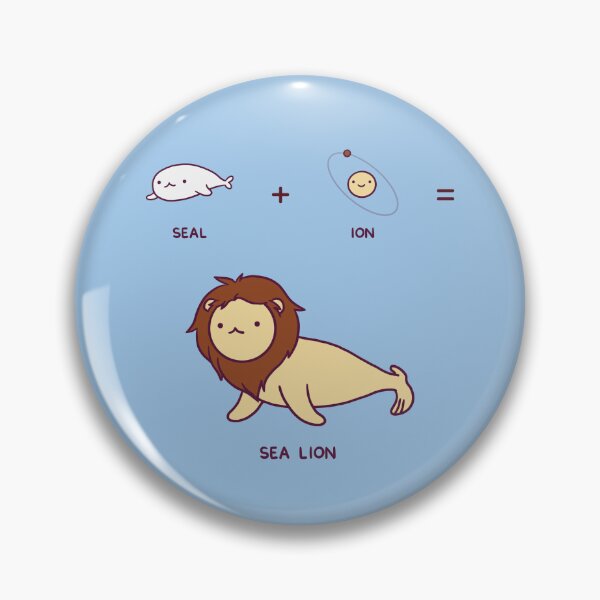 Item preview, Seal + ion = sea lion designed and sold by cheezup.