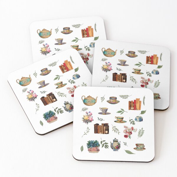 Item preview, Books, tea and flowers designed and sold by Pavnud.