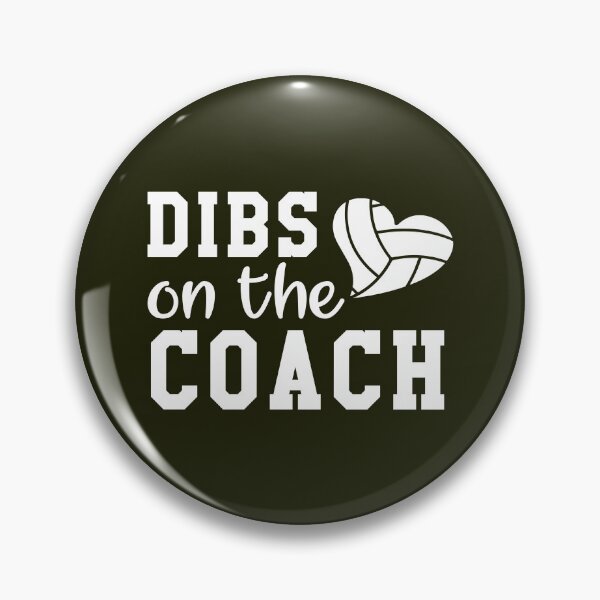 Item preview, Dibs On The Coach Volleyball Heart designed and sold by TDesignFactory.