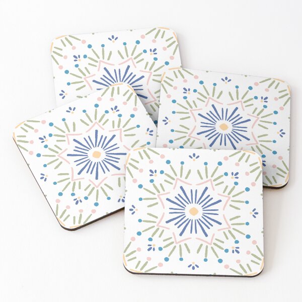 Item preview, Multicoloured Abstract Tile Pattern designed and sold by Calislahn.