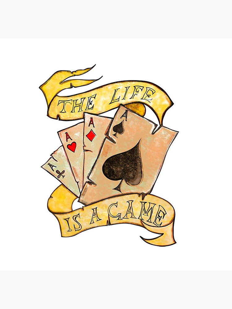 the-life-is-a-game-poster-for-sale-by-ano-uar-redbubble