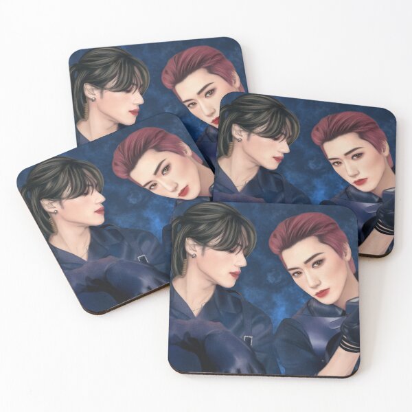 Item preview, wooyoung and san Ateez (woosan) designed and sold by Pardis-arts.