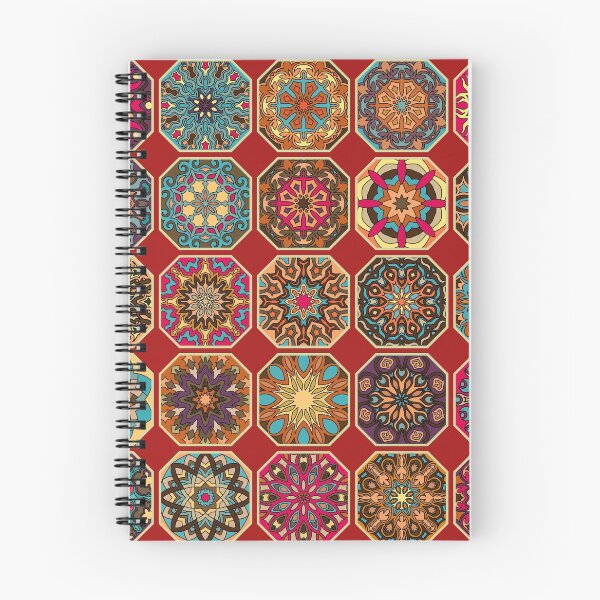 Item preview, Vintage patchwork with floral mandala elements designed and sold by Somberlain.
