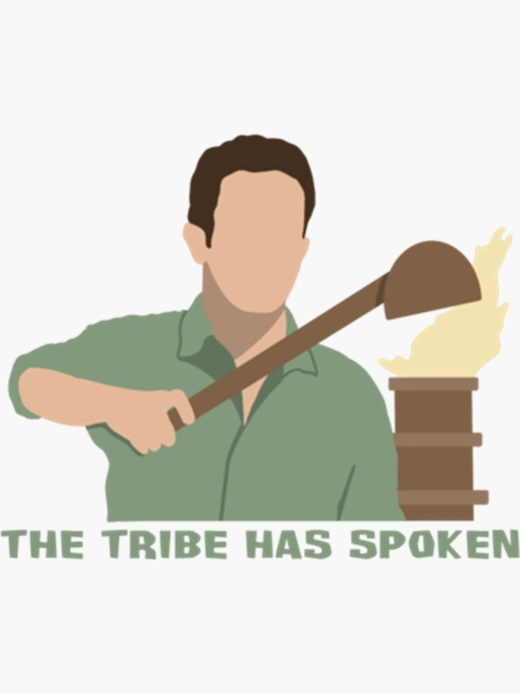 survivor-the-tribe-has-spoken-sticker-for-sale-by-buchanzhbona