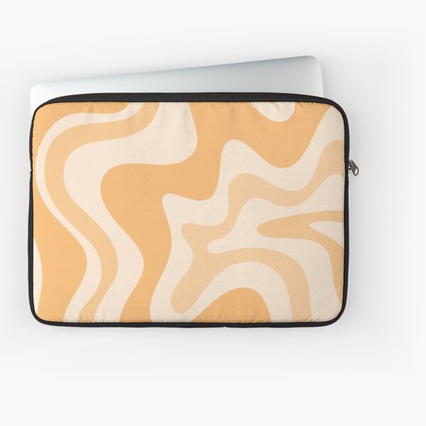 Pale yellow shop laptop case