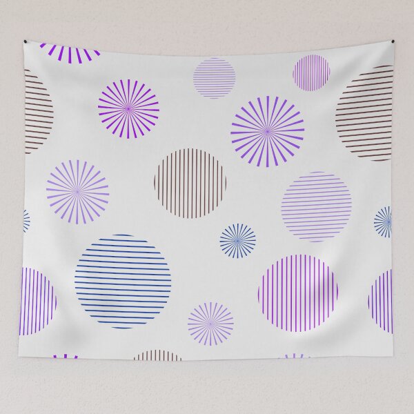 Item preview, Retro Inspired Circle Bursts designed and sold by TotallyRetroArt.