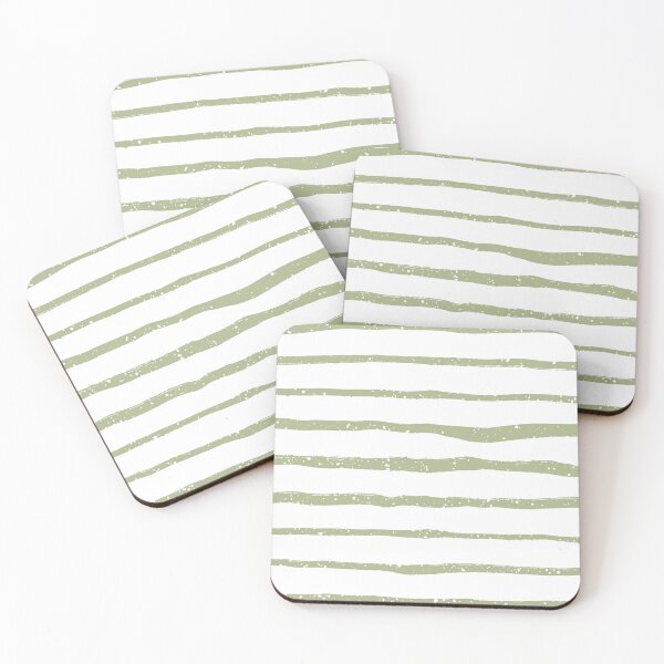 Item preview, Green Abstract Stripes Pattern designed and sold by Calislahn.