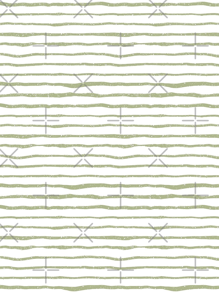 Thumbnail 3 of 3, Scarf, Green Abstract Stripes Pattern designed and sold by Calislahn.