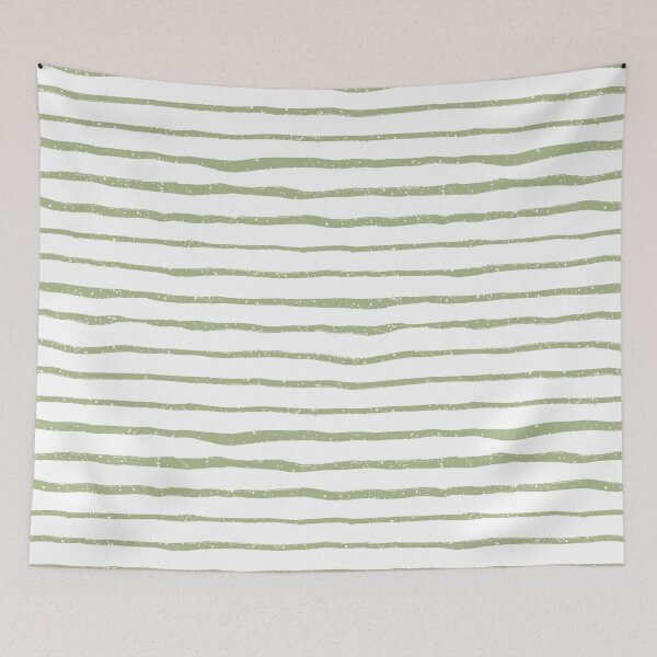 Item preview, Green Abstract Stripes Pattern designed and sold by Calislahn.