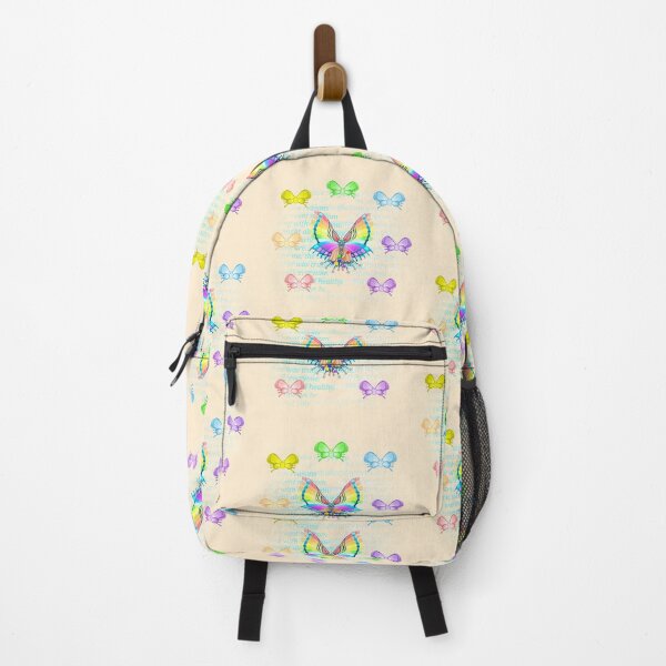 Item preview, Holly's Letter Dark Cloud 2 Rainbow Butterfly  designed and sold by Jack'o Bee.