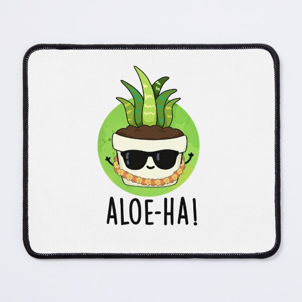 Item preview, Aloe-ha Funny Hawaiian Plant Puns  designed and sold by punnybone.