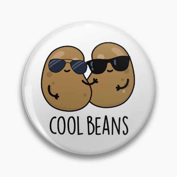 Item preview, Cool Beans Funny Veggie Puns  designed and sold by punnybone.