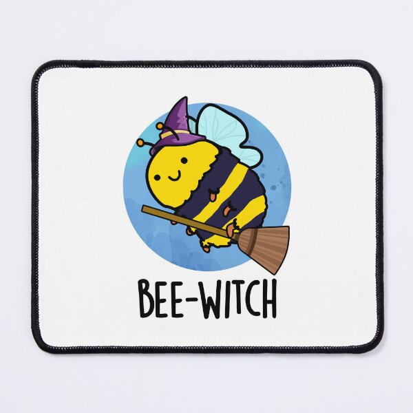 Item preview, Bee-witch Funny Bee Puns  designed and sold by punnybone.