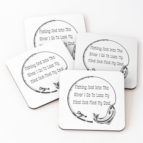 Item preview, Fishing and into the river i go to lose my mind and find my soul designed and sold by Trendy Design.