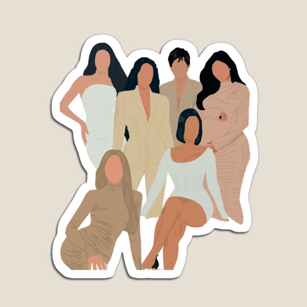 Aperçu de l'œuvre Les Kardashian créée et vendue par Livelaughart.