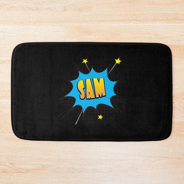 Item preview, Comic Book Speech Bubble Font First Name Sam Racerback Tank Top designed and sold by saurelmosert.