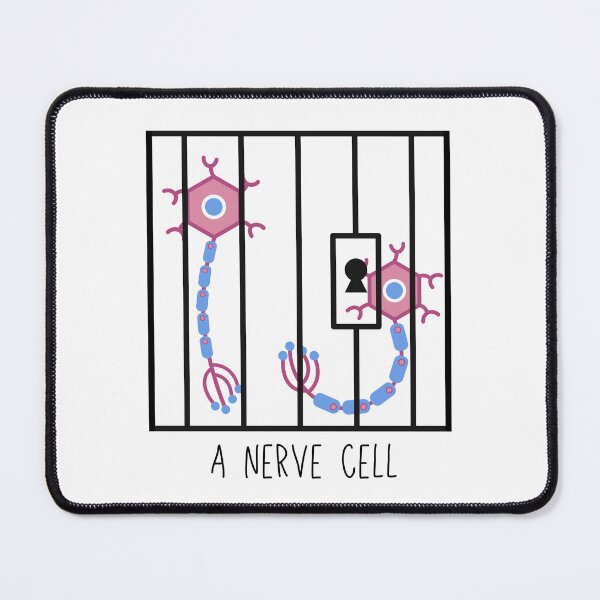 Item preview, Nerve Cell Neuron Neuroscience Puns Funny Science Jokes  designed and sold by CherieTree.