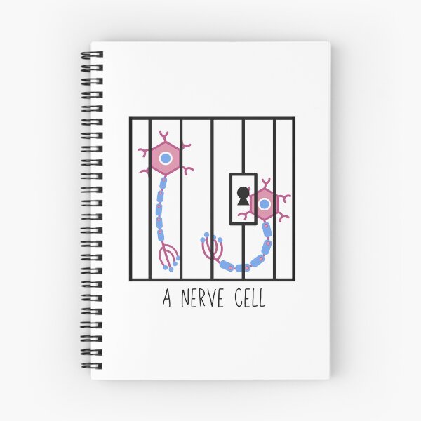 Item preview, Nerve Cell Neuron Neuroscience Puns Funny Science Jokes  designed and sold by CherieTree.