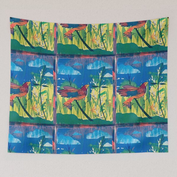 Item preview, Screen print birdy designed and sold by KateDorelia.