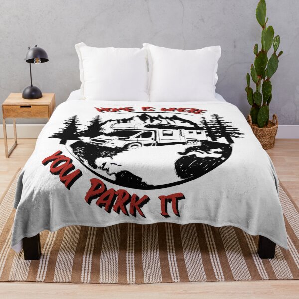 Item preview, Home is where you park it, vanlife style  designed and sold by AymenAllel.