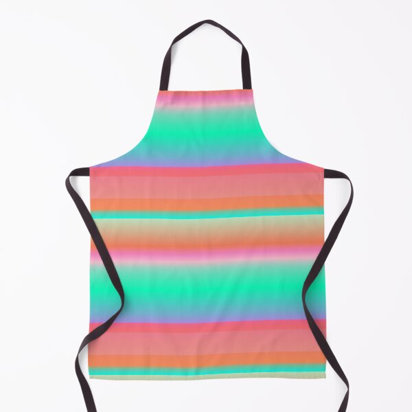Item preview, Copy of Coral color palette horizontal striped | orange blue stripes designed and sold by lausn.