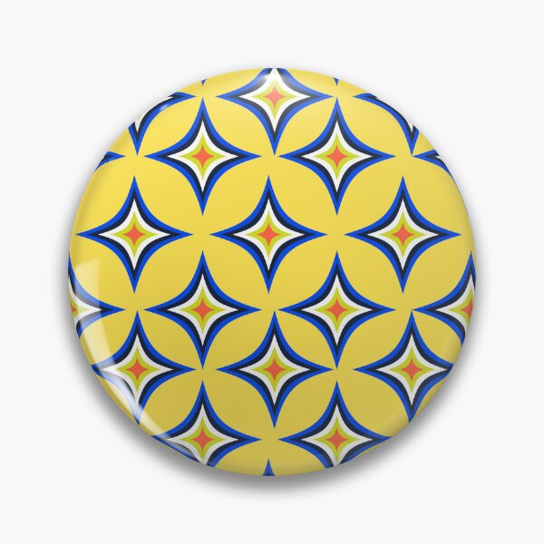 Item preview, Rounded Star pattern - Yellow Pattern - Pattern lovers designed and sold by designerpriti.
