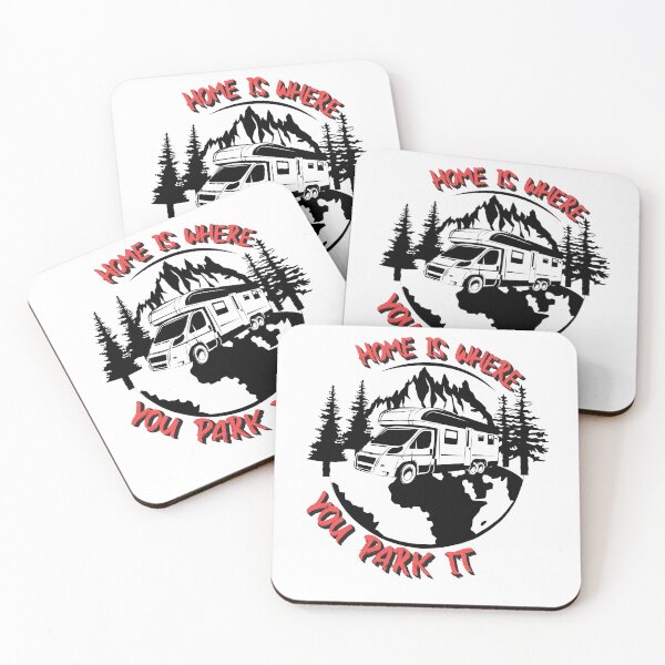 Item preview, Home is where you park it, vanlife style eu designed and sold by AymenAllel.