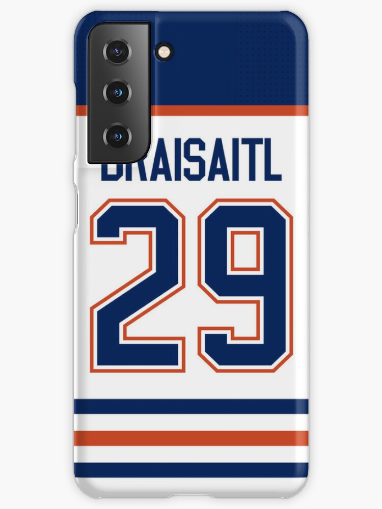 Edmonton Oilers Leon Draisaitl Alternate Jersey Back Phone Case