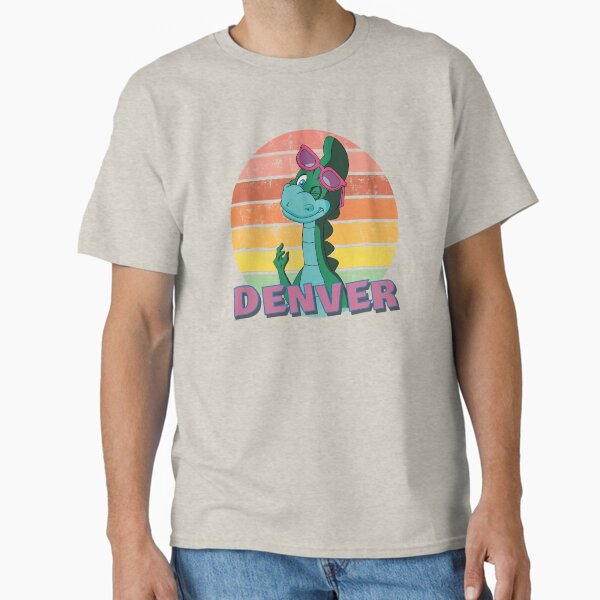 Item preview, Denver The Last Dinosaur Funny Tee designed and sold by quickkaart.