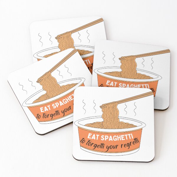 Item preview, eat spaghetti to forgetti your regretti designed and sold by PCpallavi.