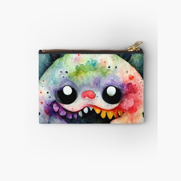 Item preview, Whimsical watercolor funny scary monster  designed and sold by pixelista.
