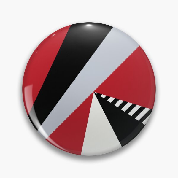 Item preview, Colorful geometrical design illustration in Scandinavian style with grey, red, white and black colors designed and sold by kjatrendytees.