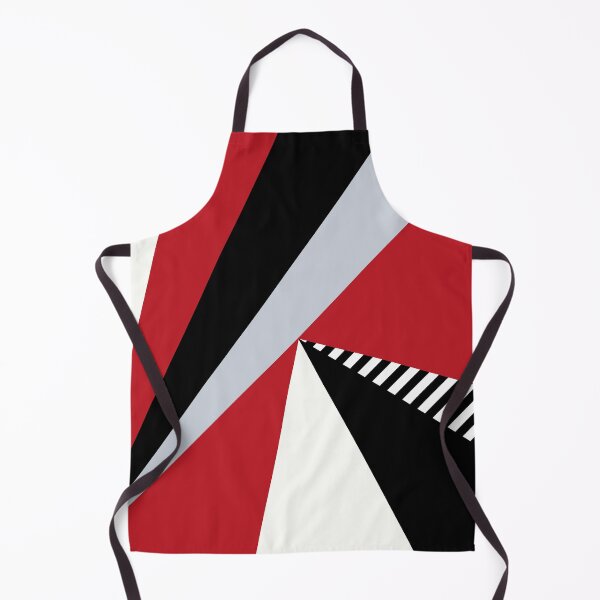 Item preview, Colorful geometrical design illustration in Scandinavian style with grey, red, white and black colors designed and sold by kjatrendytees.