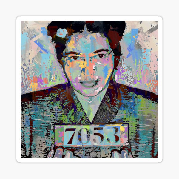 Artikel-Vorschau von Rosa Parks, designt und verkauft von Stephen Chambers / The Pop Art Factory.