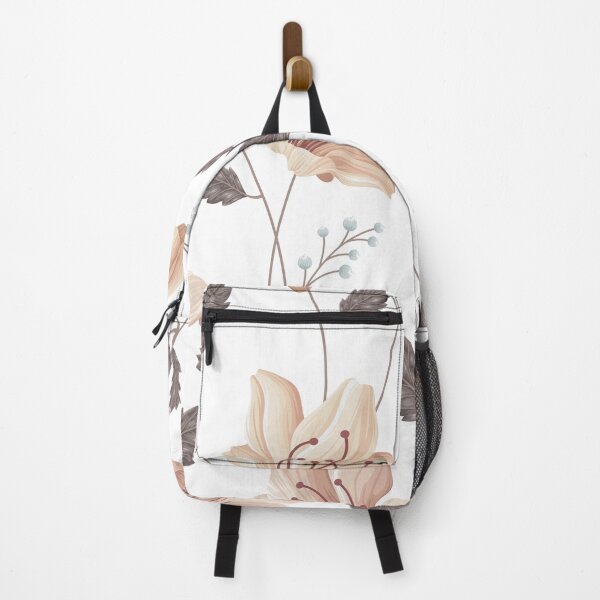 Item preview, Tan Vintage Luxury Hand Drawn Floral Pattern designed and sold by TeeBeesDesign.