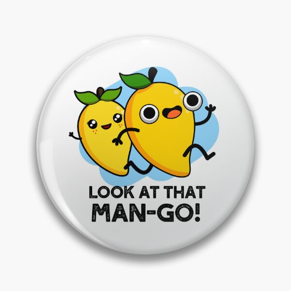 Item preview, Look At That Man-go Funny Fruit Puns  designed and sold by punnybone.
