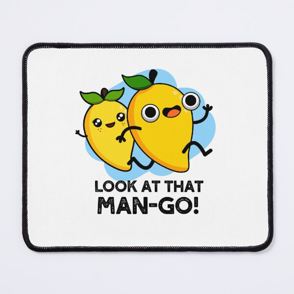 Item preview, Look At That Man-go Funny Fruit Puns  designed and sold by punnybone.