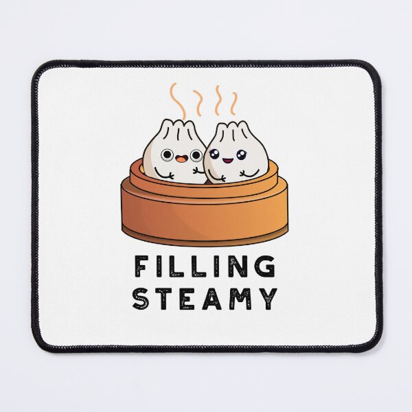 Item preview, Filling Steamy Funny Dimsum Bao Puns  designed and sold by punnybone.