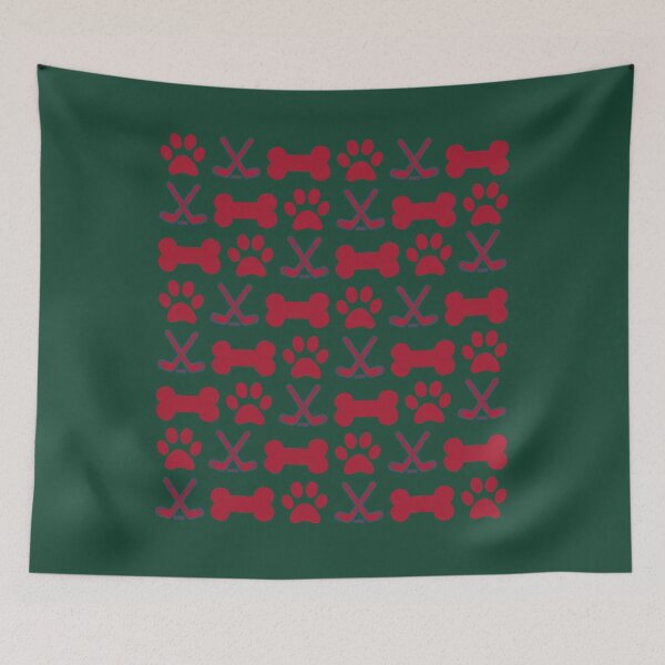 Item preview, Minnesota Hockey Dog green designed and sold by cmd-art.