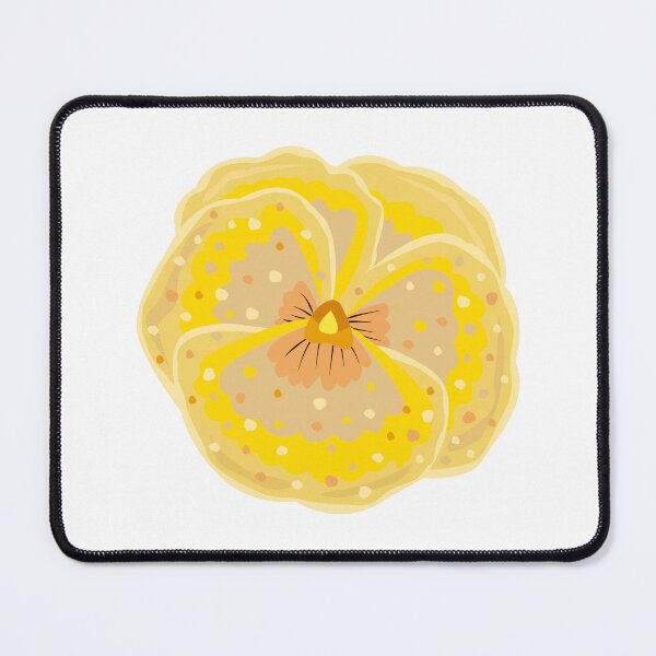 Item preview, Yellow and beige bud of pansy flower designed and sold by OM-lova.