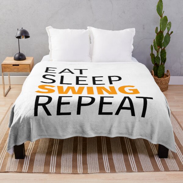 Item preview, Eat Sleep Swing Repeat Funny Swingers designed and sold by RoguePixel.