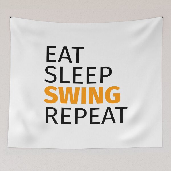 Item preview, Eat Sleep Swing Repeat Funny Swingers designed and sold by RoguePixel.